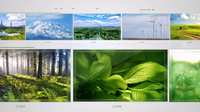 【原创】绿色环保快闪节奏多图文4K