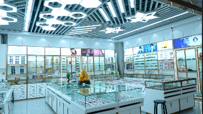 各式各样眼镜店 配眼镜挑选眼镜 眼镜店铺