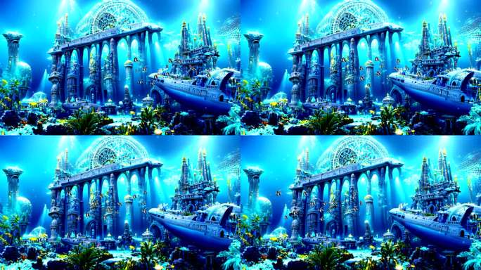 科幻海底之城亚特兰蒂斯