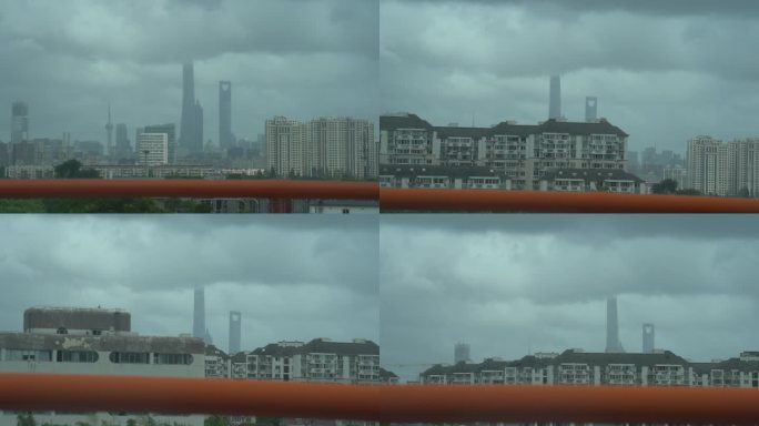 阴天意境文艺空镜头上海