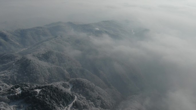 冬季   云海   山脉     雪山