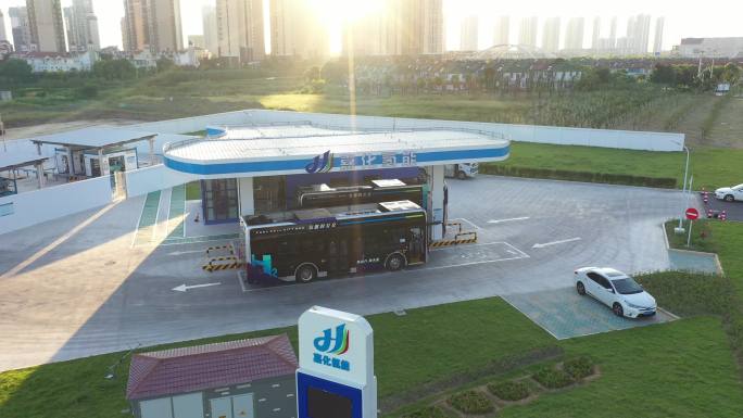氢能源公交车加氢站