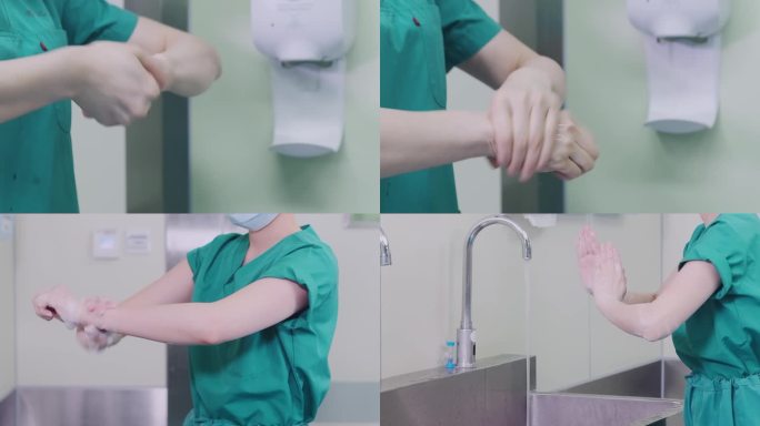 手术室术前洗手洗手方法洗手步骤