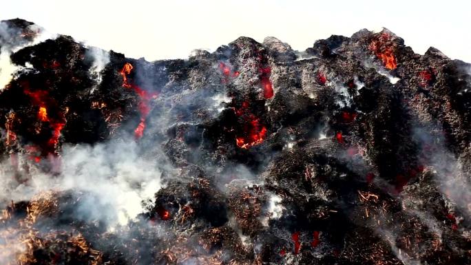 燃烧的火焰燃烧的火焰火山火灾