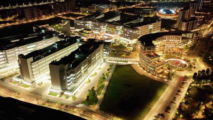香港科技大学 （广州）夜景4K