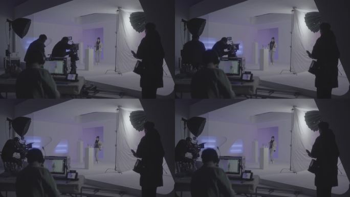 模特摆拍视频素材