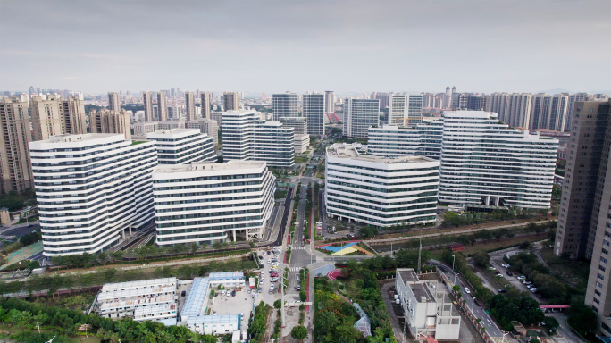 【4K】厦门电子城国际创新中心航拍素材