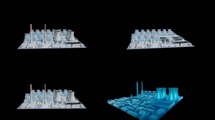 三维火电厂通道视频