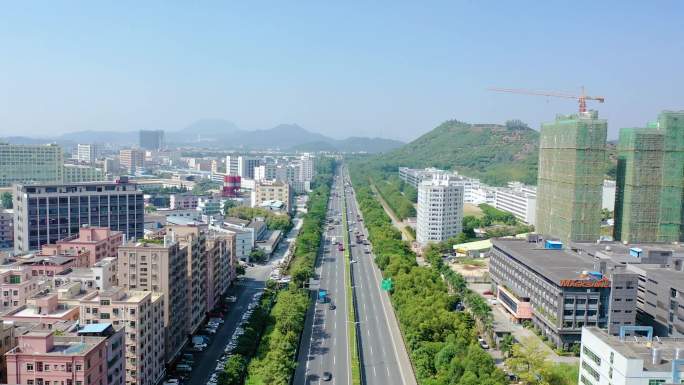 龙大高速深圳公明段航拍