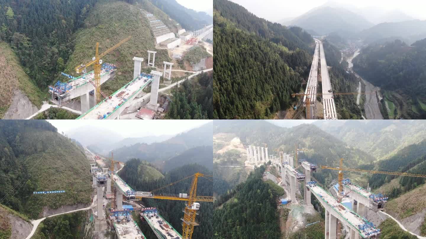 中国铁建现场施工航拍