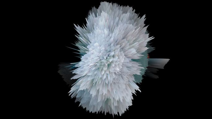 抽象艺术三维彩球动感花朵背景VJ素材79
