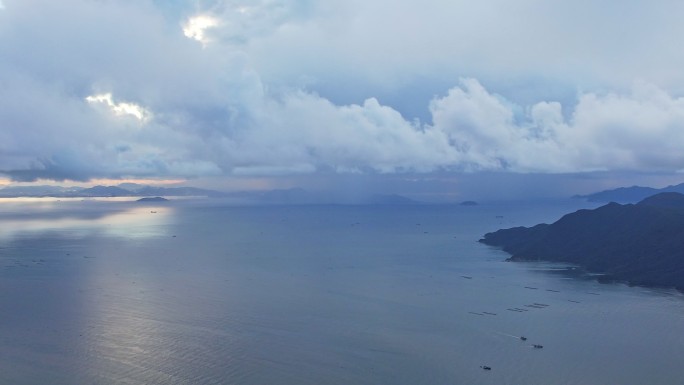 4K海边度假海边沙滩露营