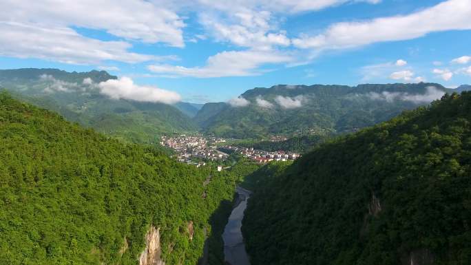 4K航拍壶瓶山山区全景合集