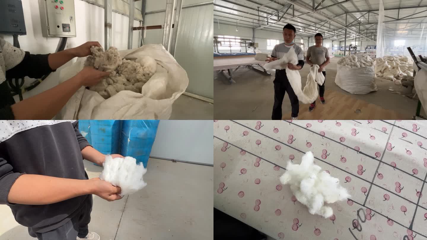 实拍新疆棉花加工厂