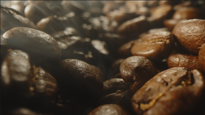 4K高帧率香气浓郁咖啡豆