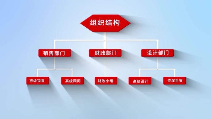 红色组织架构 公司框架