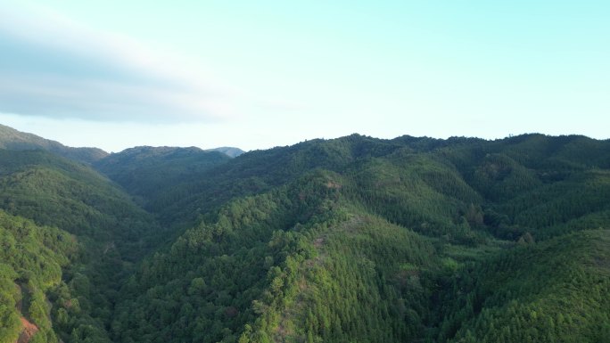 山川大地唯美黄昏夕阳群山