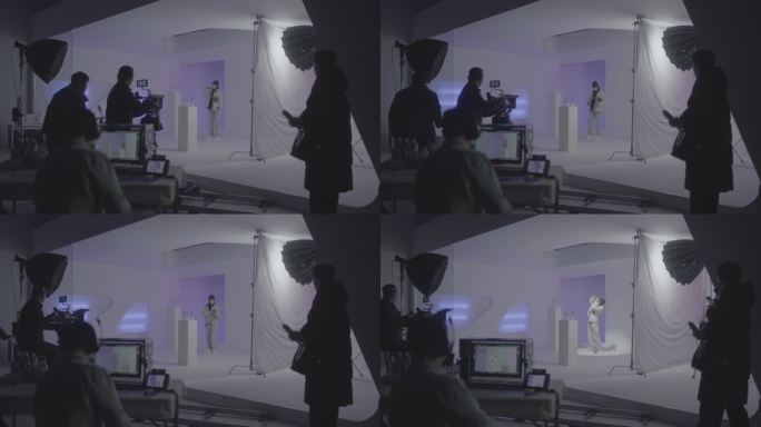 模特摆拍视频素材