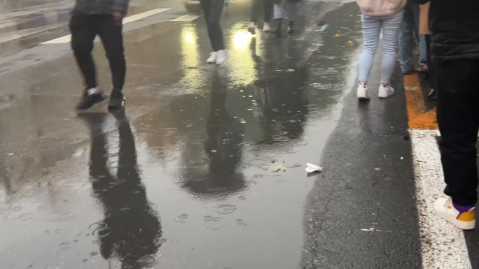 雾霾阴天下雨阴沉天气