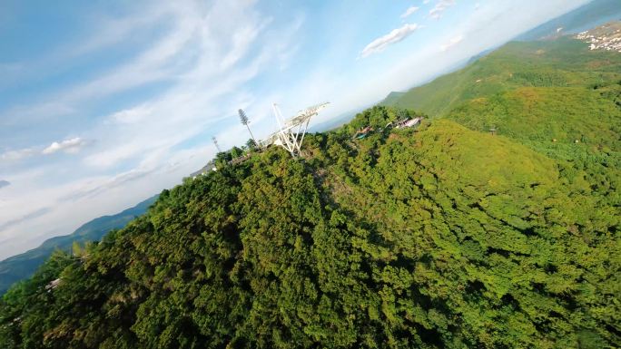 天空之城 仙岛湖穿越机航拍