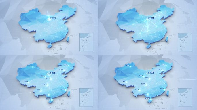 中国区位辐射地图 宁夏银川辐射全国区域