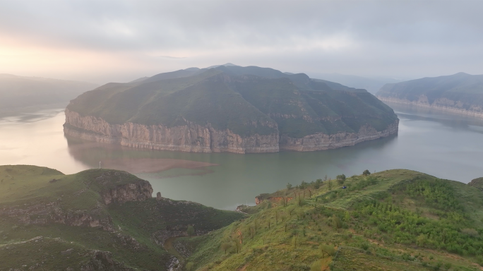 准格尔大峡谷老牛湾云海