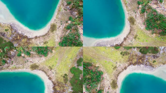 高清4K无人机航拍云南自然湖泊大气风光