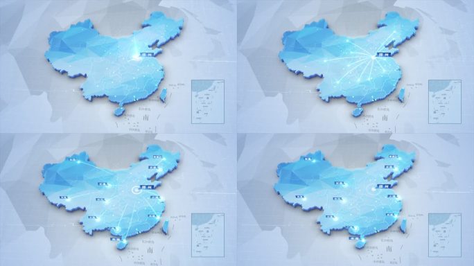 中国区位辐射地图 河南郑州辐射全国区域