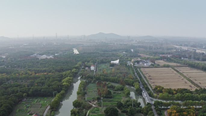 上海广富林郊野公园自然生态环境