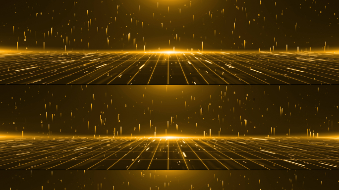 金色粒子空间背景8k
