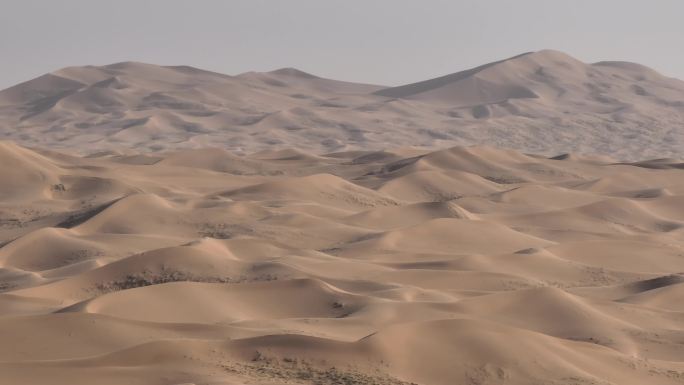 沙漠 绿洲 曲线 腾格里沙漠 原创 商用