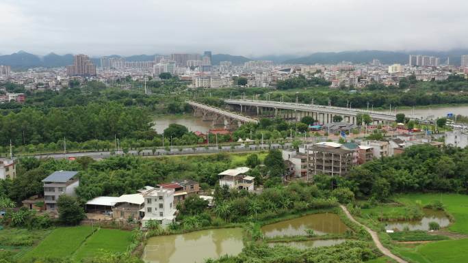 4K原素材-汀江、上杭大道张滩大桥