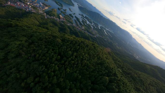 黄石阳新天空之城 仙岛湖穿越机航拍2