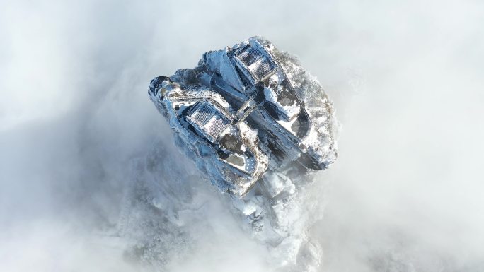 梵净山雪景 红云金顶