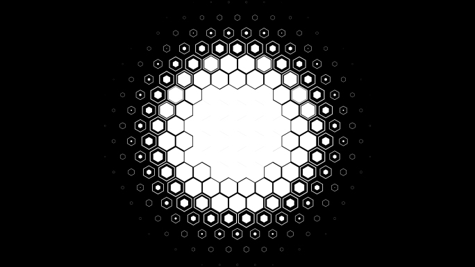 【素材包】4K蜂巢六边形科技转场