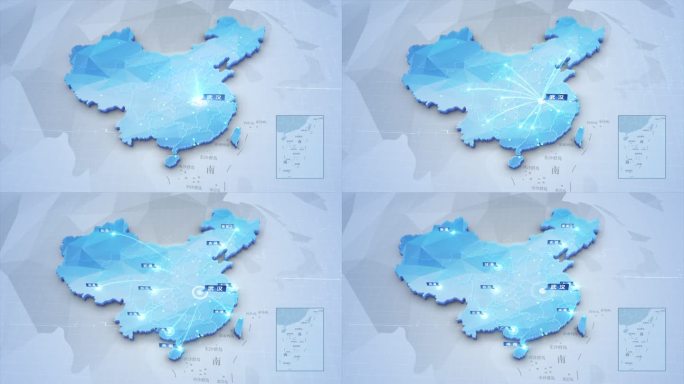 中国区位辐射地图 湖北武汉辐射全国区域