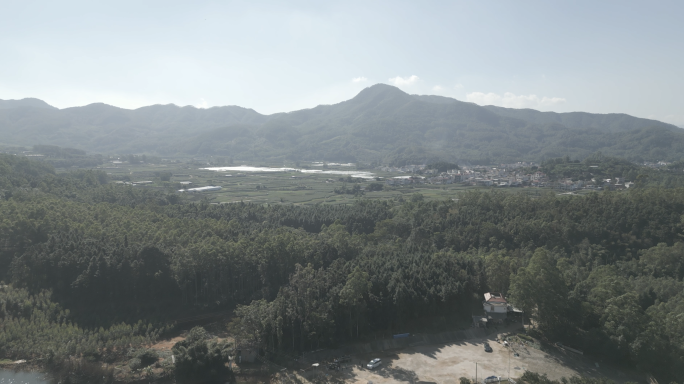 闽南山村村庄新农村大山大河山川