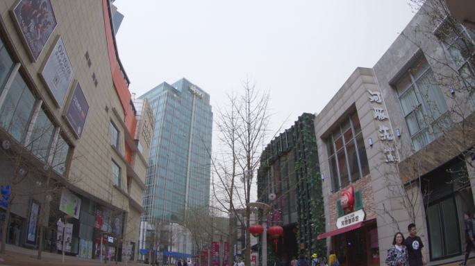 春节中关村商业街 店铺外景