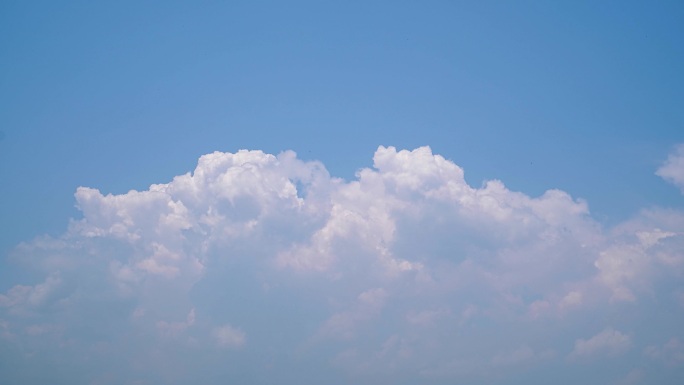 天空云延时小清新蓝天白云晴朗天气天空云朵