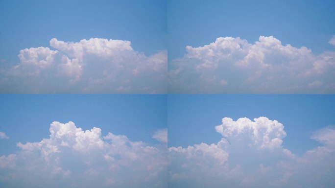 天空云延时小清新蓝天白云晴朗天气天空云朵