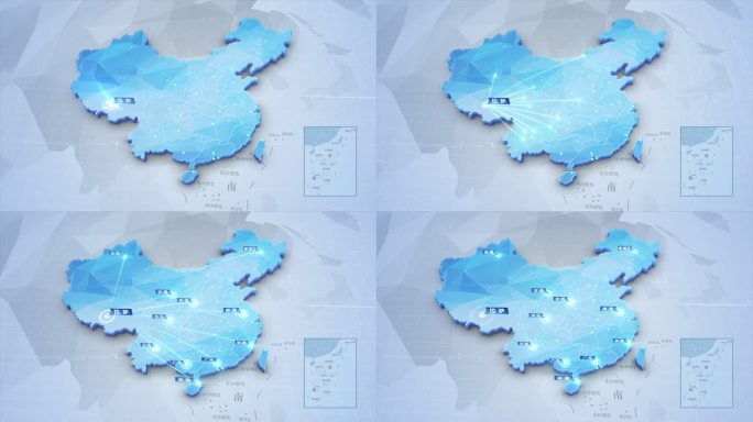 中国区位辐射地图 西藏拉萨辐射全国区域