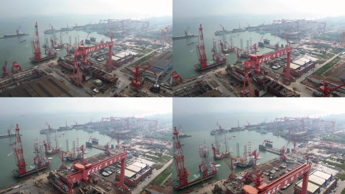 造船厂广船国际中船重工海港口码头