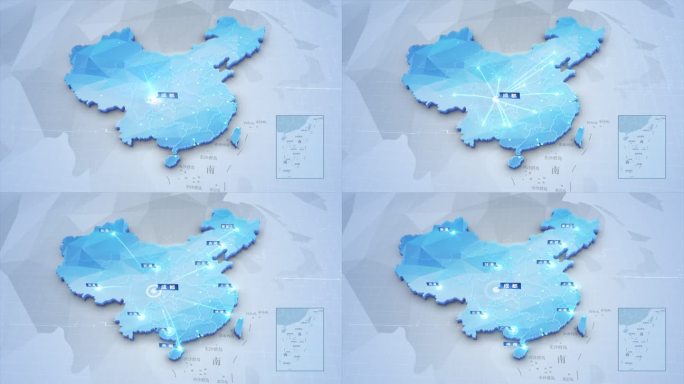 中国区位辐射地图 四川成都辐射全国区域