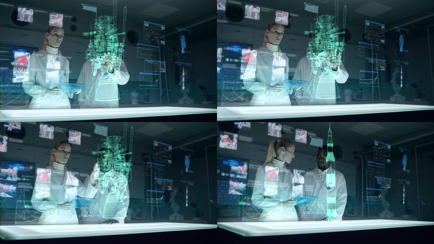 多元化的科学团队。在未来研究实验室开发全息屏幕上的太空旅行车