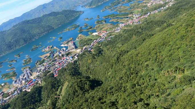 黄石阳新天空之城 仙岛湖穿越机航拍4