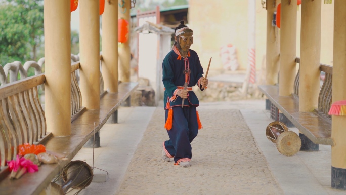 传统文化民族舞蹈甘王舞