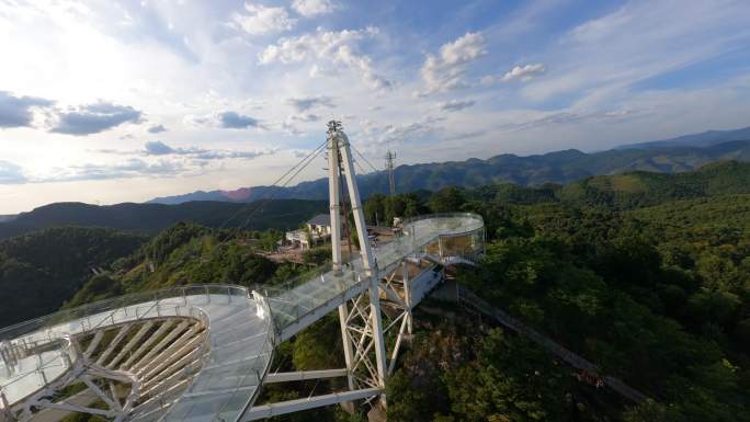 黄石阳新天空之城 仙岛湖穿越机航拍1