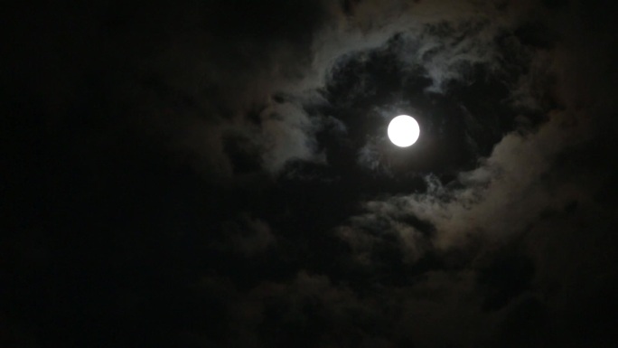 夜晚月亮原素材