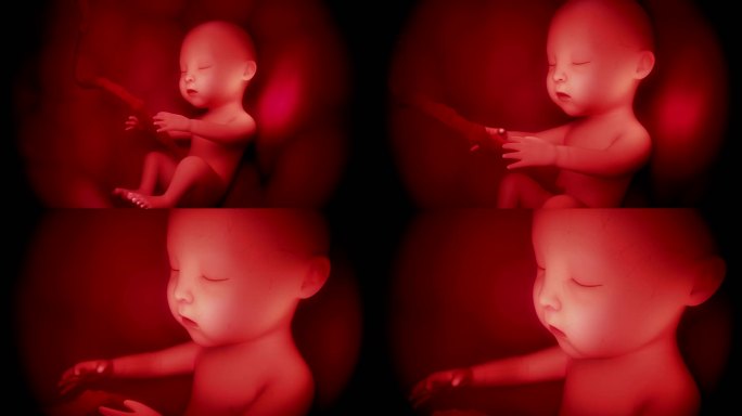 人类婴儿胎儿模拟脐带母婴