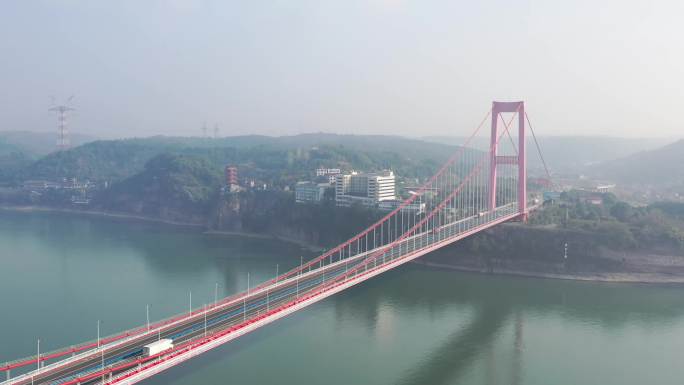 宜昌长江公路大桥原创航拍 4K